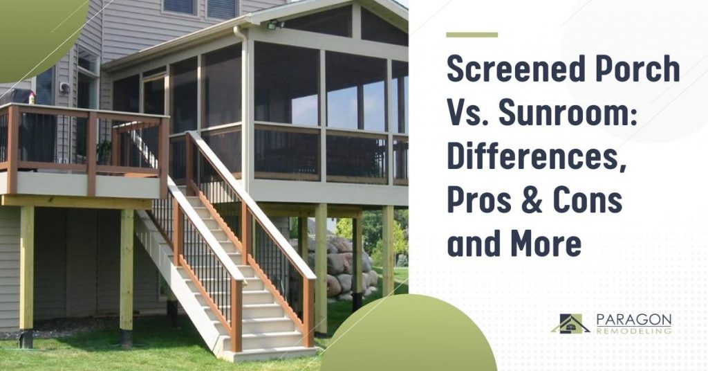 Screened Porch Vs. Sunroom: Differences, Pros & Cons and More